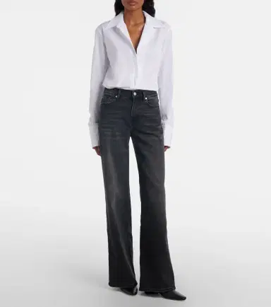 7 For All Mankind Lotta high-rise wide-leg jeans | Thumbnail 7