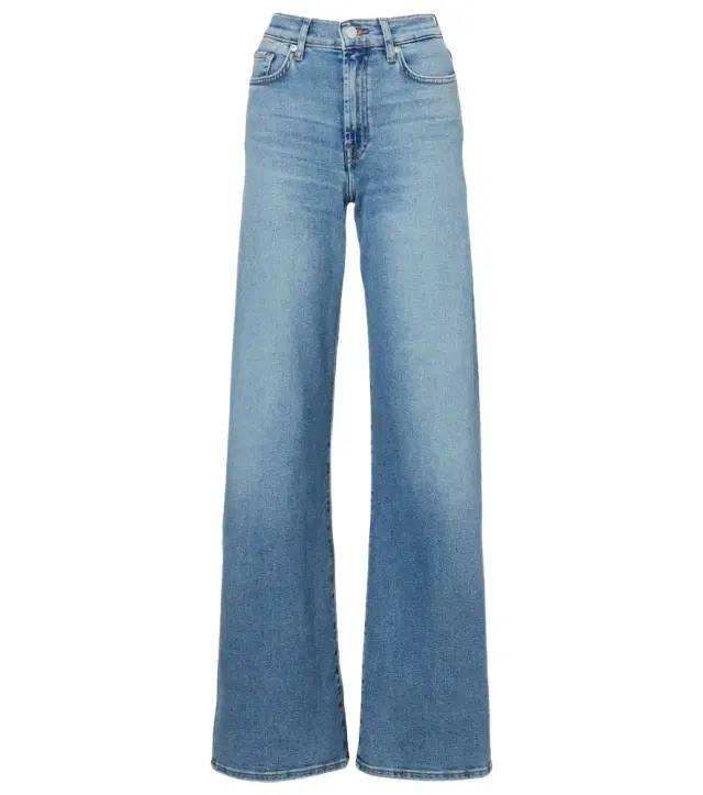 Lotta high-rise wide-leg jeans