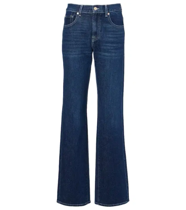Tess high-rise straight jeans