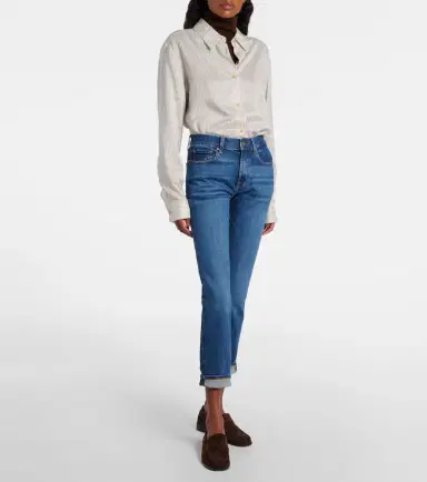 7 For All Mankind Kimmie Straight mid-rise slim jeans | Thumbnail 2