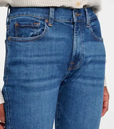 7 For All Mankind Kimmie Straight mid-rise slim jeans | Thumbnail 6