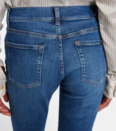 7 For All Mankind Kimmie Straight mid-rise slim jeans | Thumbnail 7