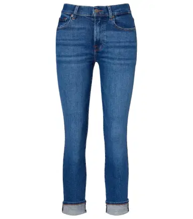 7 For All Mankind Kimmie Straight mid-rise slim jeans | Thumbnail 1