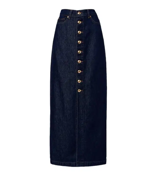 7 For All Mankind Denim maxi skirt
