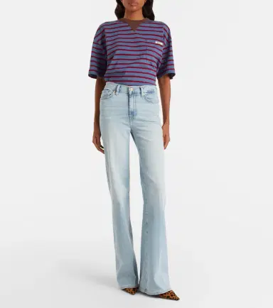 7 For All Mankind Modern Dojo mid-rise flared jeans | Thumbnail 6