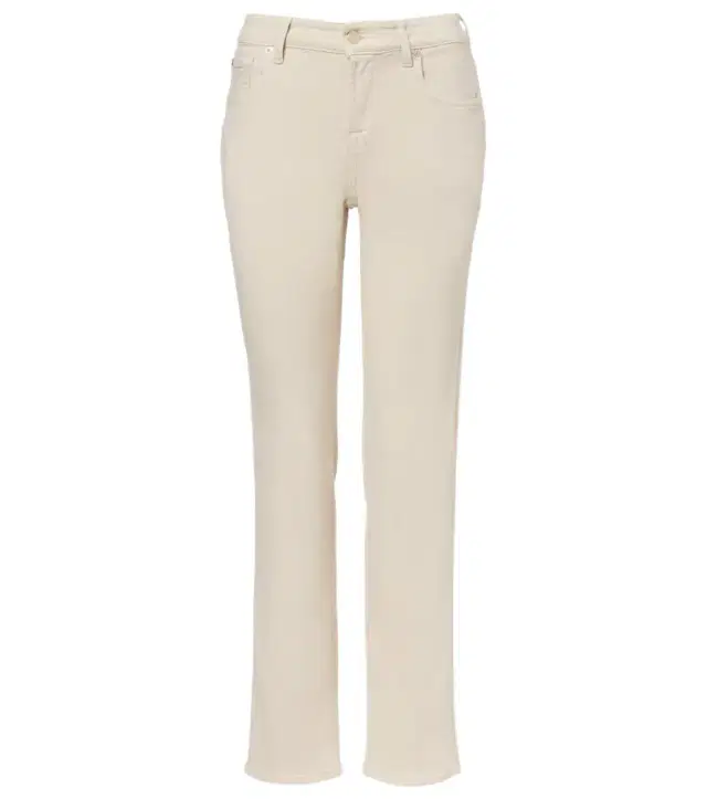 Calie Straight mid-rise straight jeans