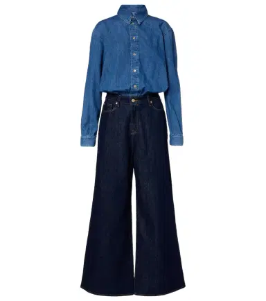 7 For All Mankind Denim jumpsuit | Thumbnail 1 7 For All Mankind Denim jumpsuit | Thumbnail 1