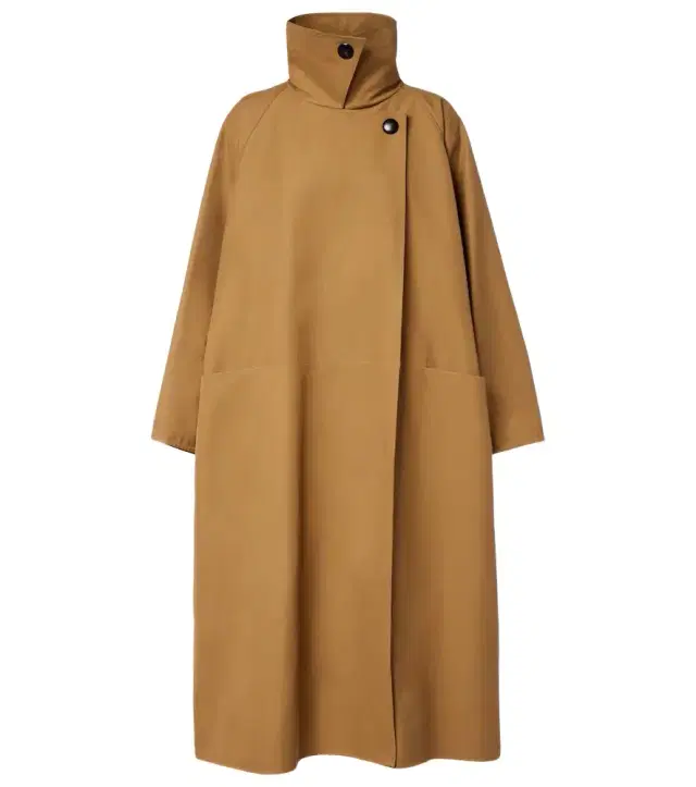 The Row Aurore oversized cotton canvas coat