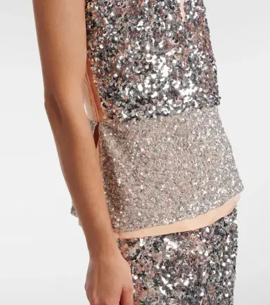 Rabanne Sequined jersey top | Thumbnail 5 Rabanne Sequined jersey top | Thumbnail 5