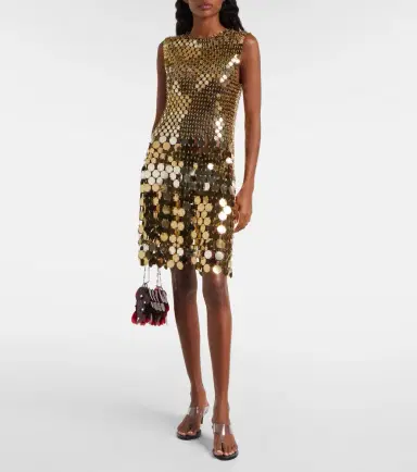 Rabanne Sparkle Disc minidress | Thumbnail 4