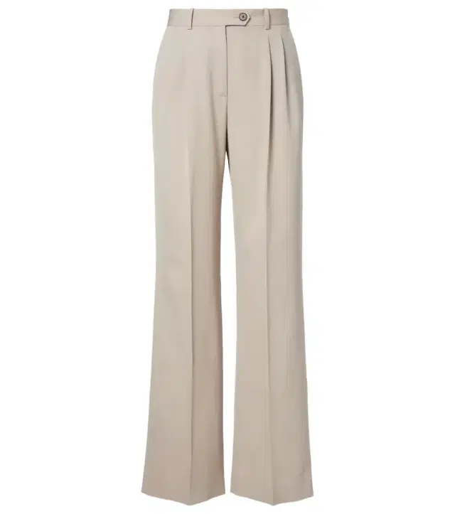 The Row Virgil wool gabardine straight pants