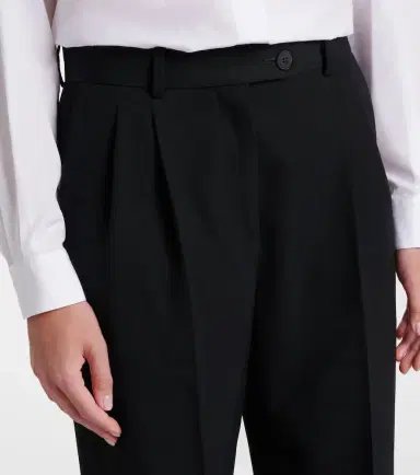 The Row Virgil wool gabardine wide-leg pants | Thumbnail 2 The Row Virgil wool gabardine wide-leg pants | Thumbnail 2