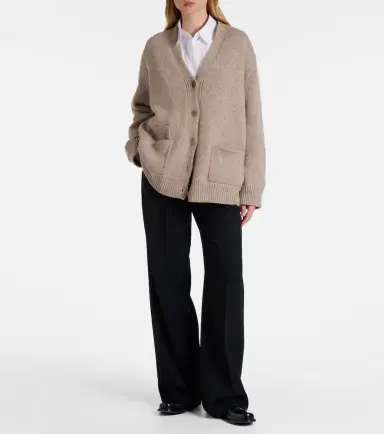 The Row Virgil wool gabardine wide-leg pants | Thumbnail 6 The Row Virgil wool gabardine wide-leg pants | Thumbnail 6