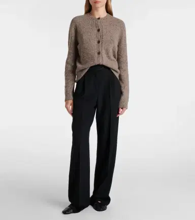 The Row Mauino cashmere tweed cardigan | Thumbnail 2
