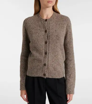 The Row Mauino cashmere tweed cardigan | Thumbnail 4