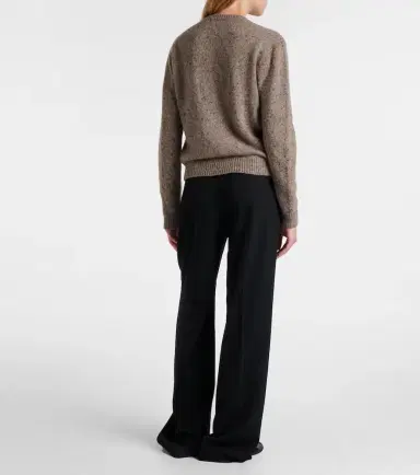The Row Mauino cashmere tweed cardigan | Thumbnail 5