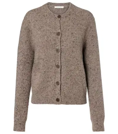 The Row Mauino cashmere tweed cardigan | Thumbnail 1
