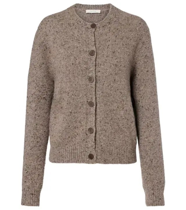 Mauino cashmere tweed cardigan