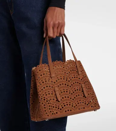 Alaïa Alaïa Mina 25 Vienne Wave leather tote bag | Thumbnail 5 Alaïa Alaïa Mina 25 Vienne Wave leather tote bag | Thumbnail 5
