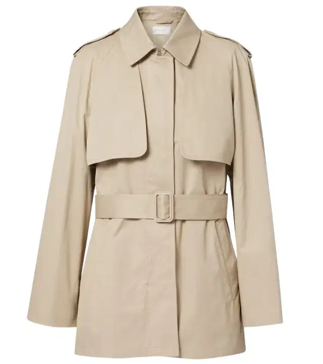 Tavoris belted cotton gabardine jacket
