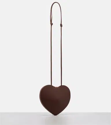 Alaïa Alaïa Le Caur Small leather and suede shoulder bag | Thumbnail 3