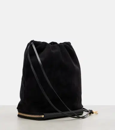 Alaïa Alaïa Le Pochon suede bucket bag | Thumbnail 2 Alaïa Alaïa Le Pochon suede bucket bag | Thumbnail 2