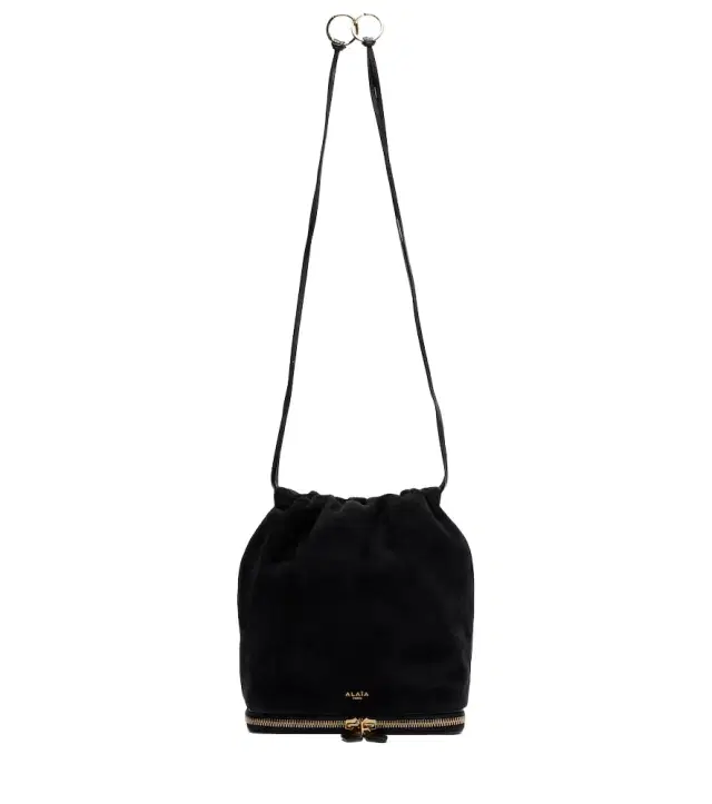 Alaia Alaïa Le Pochon suede bucket bag