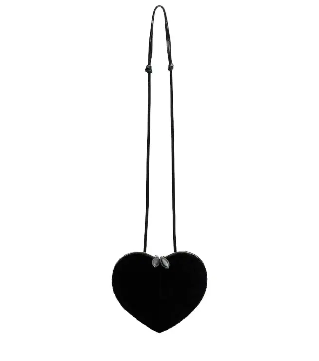 Alaia Alaïa Le Coeur Small shearling crossbody bag