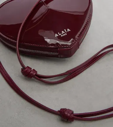 Alaïa Alaïa Le Caur Small patent leather crossbody bag | Thumbnail 4