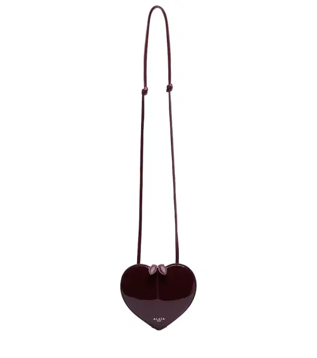 Alaia Alaïa Le Caur Small patent leather crossbody bag