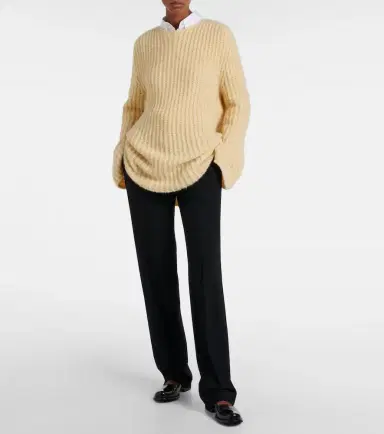 The Row Mirr ribbed-knit cashmere sweater | Thumbnail 4