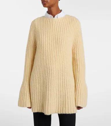 The Row Mirr ribbed-knit cashmere sweater | Thumbnail 5