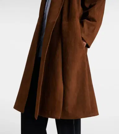 The Row Serenis suede coat | Thumbnail 3