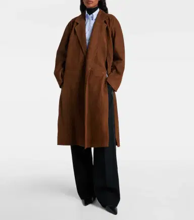 The Row Serenis suede coat | Thumbnail 4