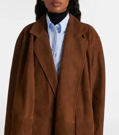The Row Serenis suede coat | Thumbnail 6