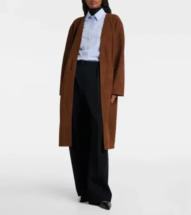 The Row Serenis suede coat | Thumbnail 7