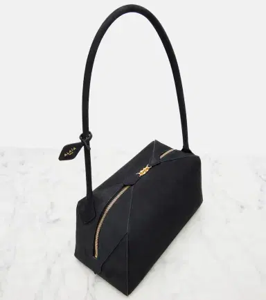 Alaïa Alaïa Le Bouledogue Medium suede shoulder bag | Thumbnail 2