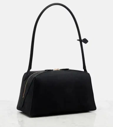Alaïa Alaïa Le Bouledogue Medium suede shoulder bag | Thumbnail 3