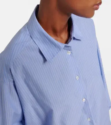 The Row Luka striped cotton poplin shirt | Thumbnail 5 The Row Luka striped cotton poplin shirt | Thumbnail 5