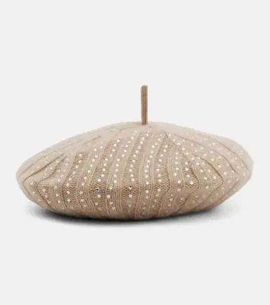 Max Mara Svelto embellished cashmere beret | Thumbnail 2