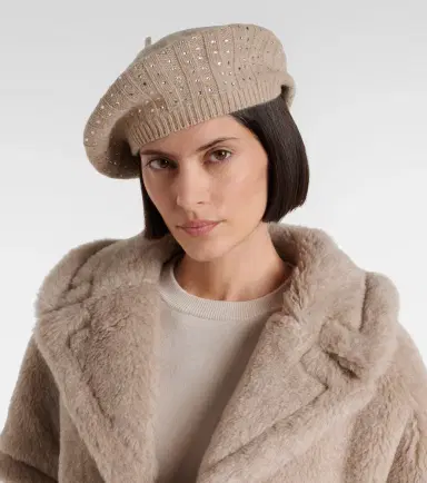 Max Mara Svelto embellished cashmere beret | Thumbnail 5