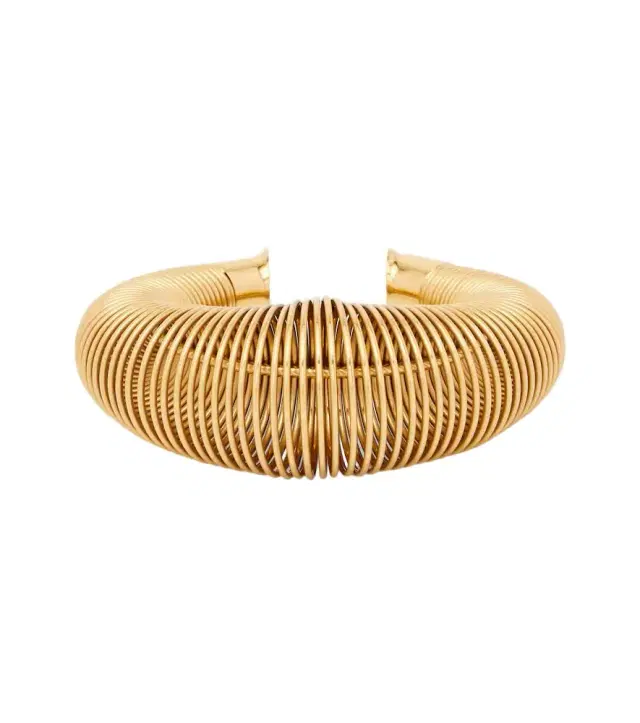 Alaia Alaïa Logo cuff bracelet