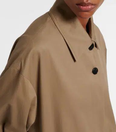 The Row Lolana cotton gabardine coat | Thumbnail 2 The Row Lolana cotton gabardine coat | Thumbnail 2