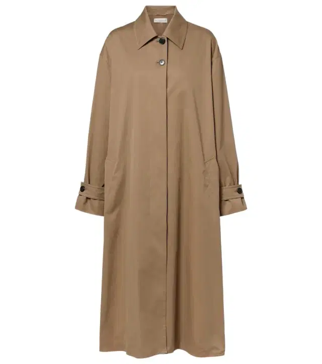 The Row Lolana cotton gabardine coat