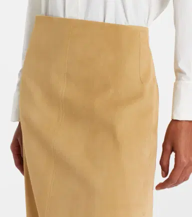 The Row Danas suede wrap skirt | Thumbnail 3