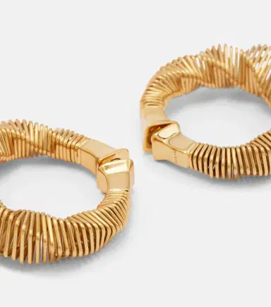Alaïa Alaïa Spiral Small hoop earrings | Thumbnail 2
