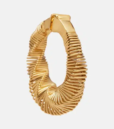 Alaïa Alaïa Spiral Small hoop earrings | Thumbnail 4