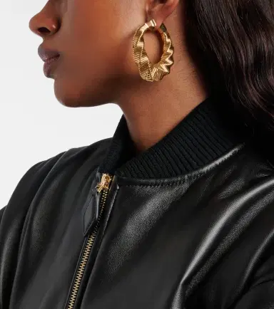 Alaïa Alaïa Spiral Small hoop earrings | Thumbnail 6