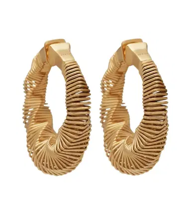Alaïa Alaïa Spiral Small hoop earrings | Thumbnail 1