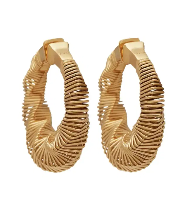 Alaia Alaïa Spiral Small hoop earrings